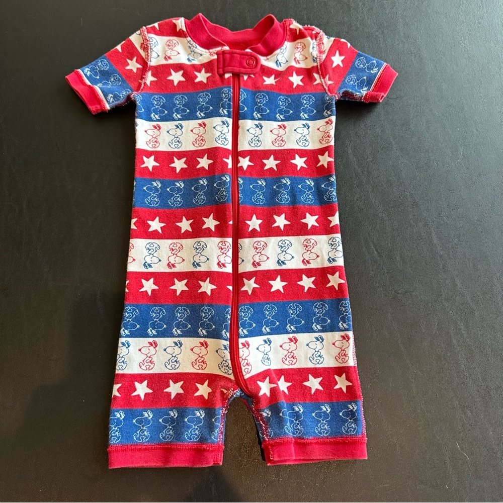 Hanna andersson snoopy romper